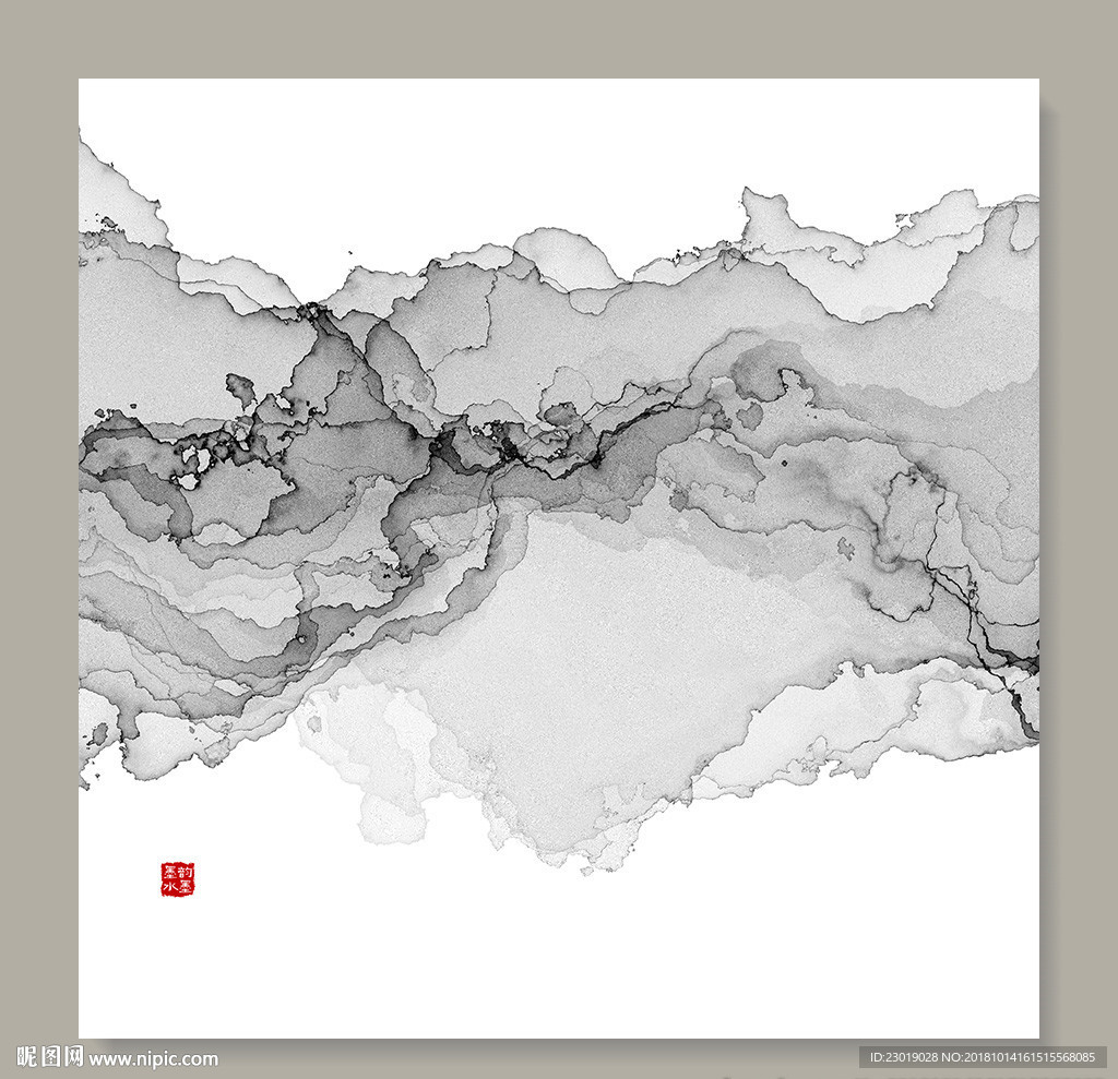 装饰水墨画