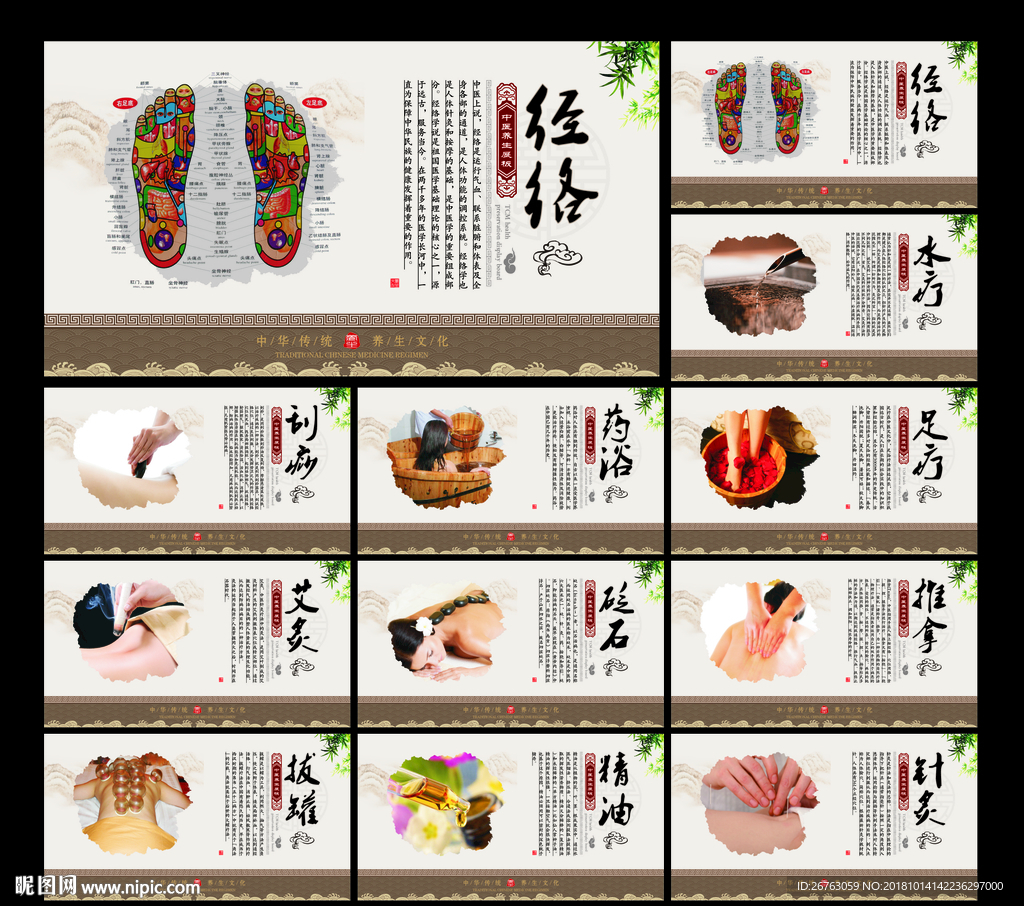 中医养生展板