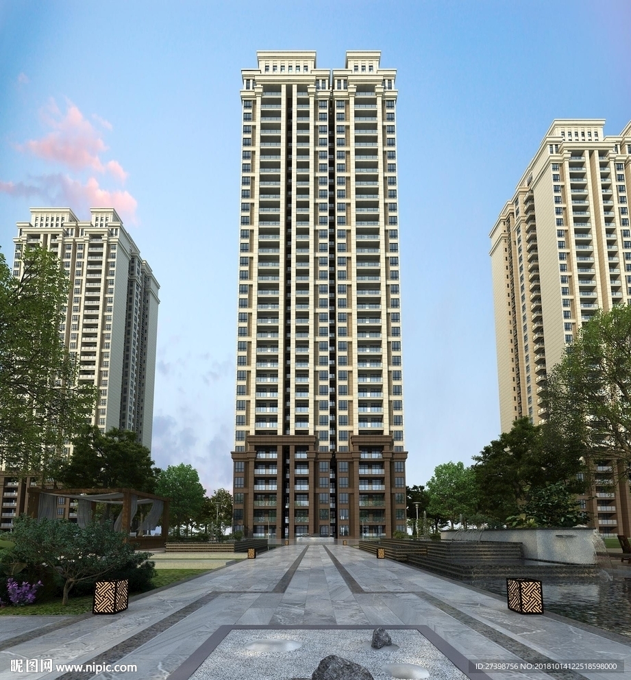 中庭渲染场景