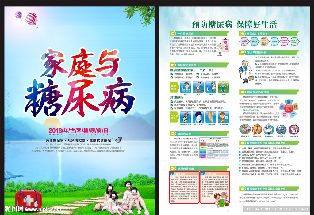 世界糖尿病日宣传单
