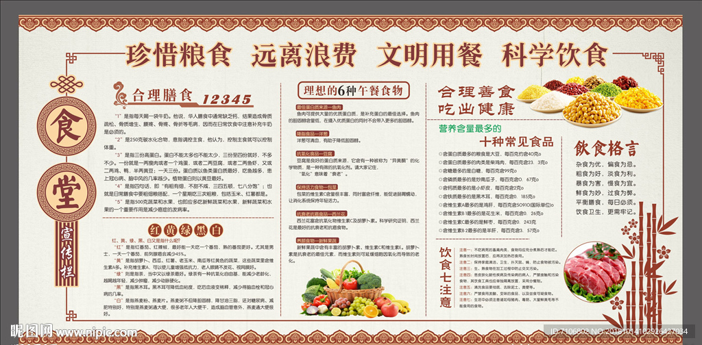 食堂宣传栏
