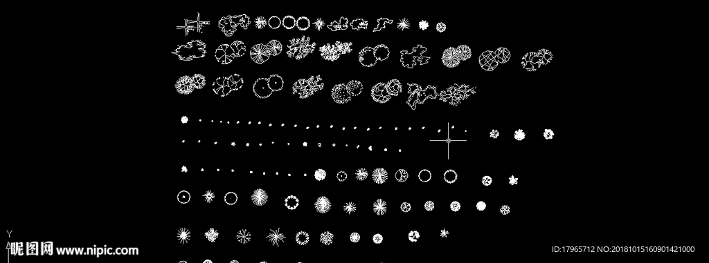 植物合集cad