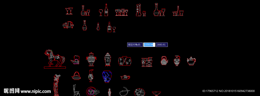 酒具cad