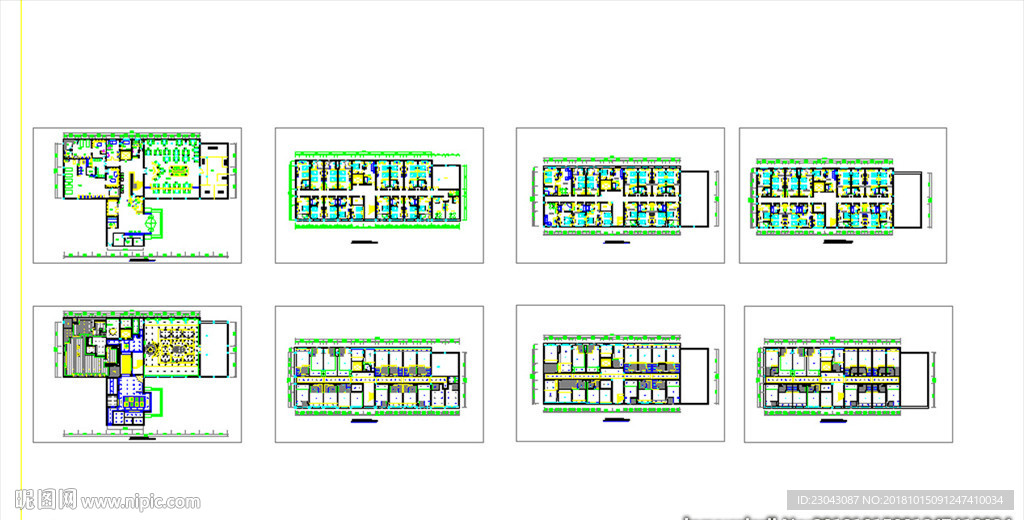 酒店装饰图CAD结构图