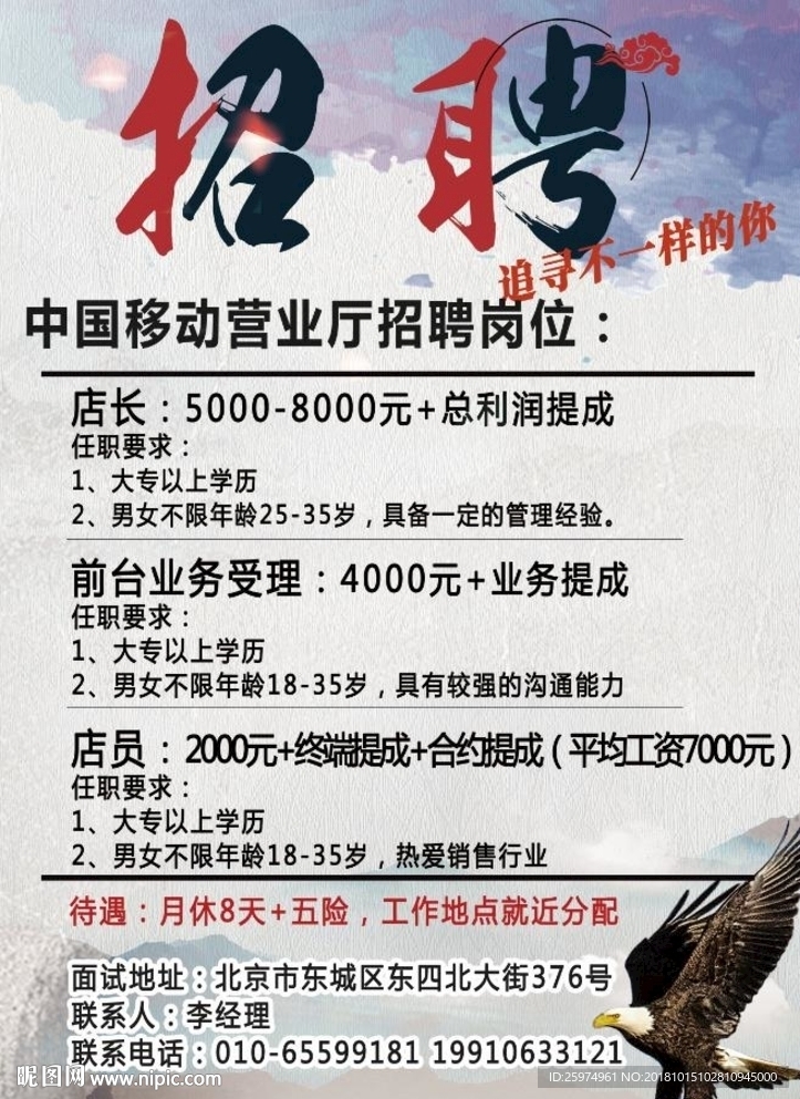 招聘海报