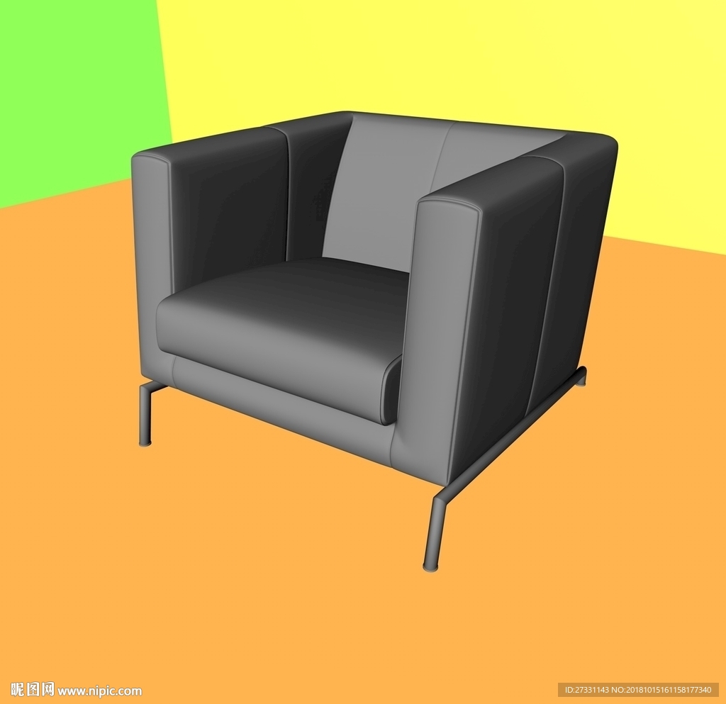 室内模型 椅子模型  3D椅子