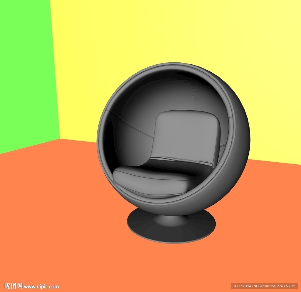 室内模型 椅子模型  3D椅子