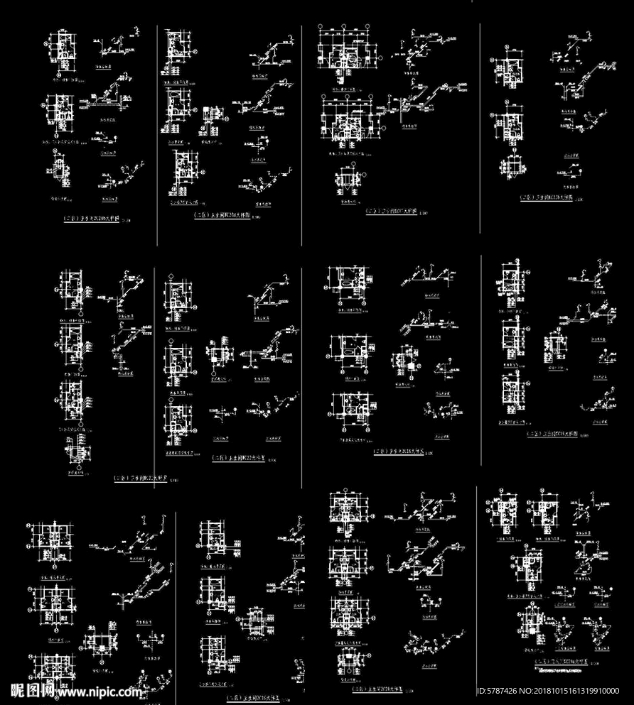 卫生间排水结构图