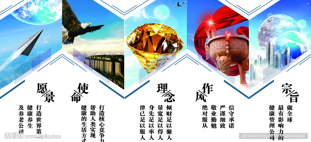 企业文化展板