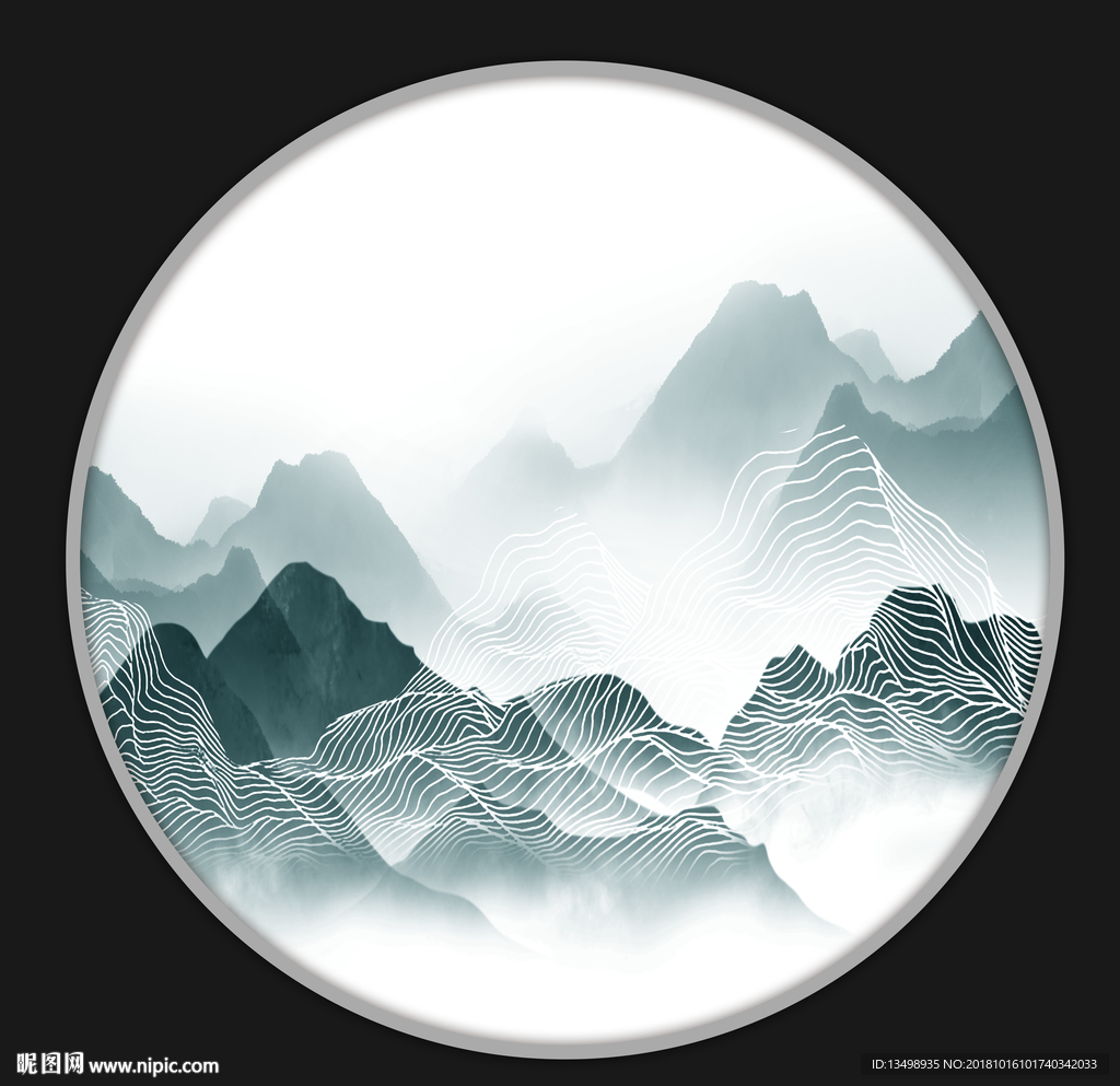 水墨山水