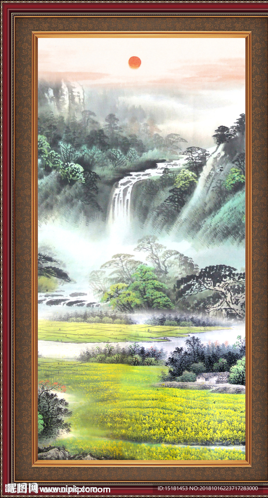 巨幅山水画