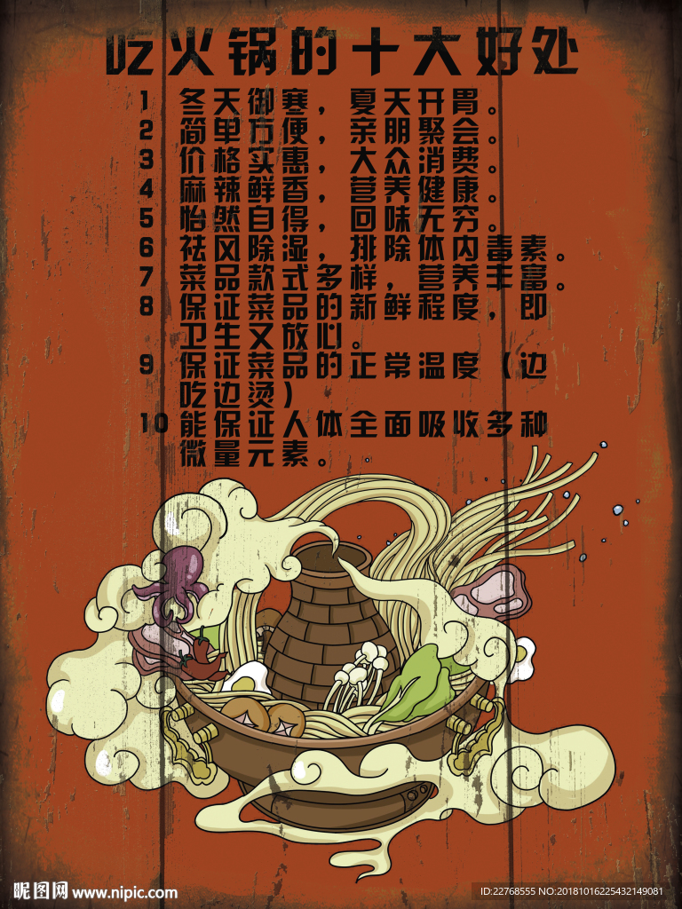 火锅装饰画