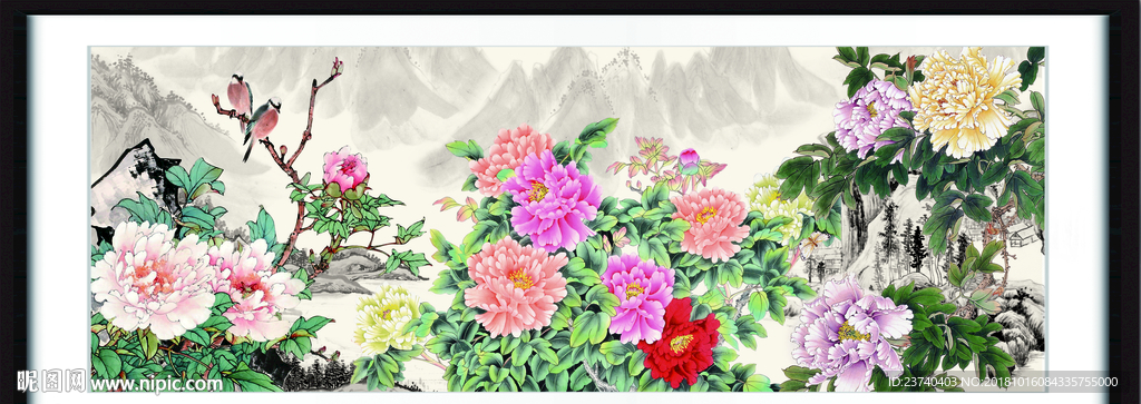 富贵满堂 牡丹富贵图 富贵吉祥