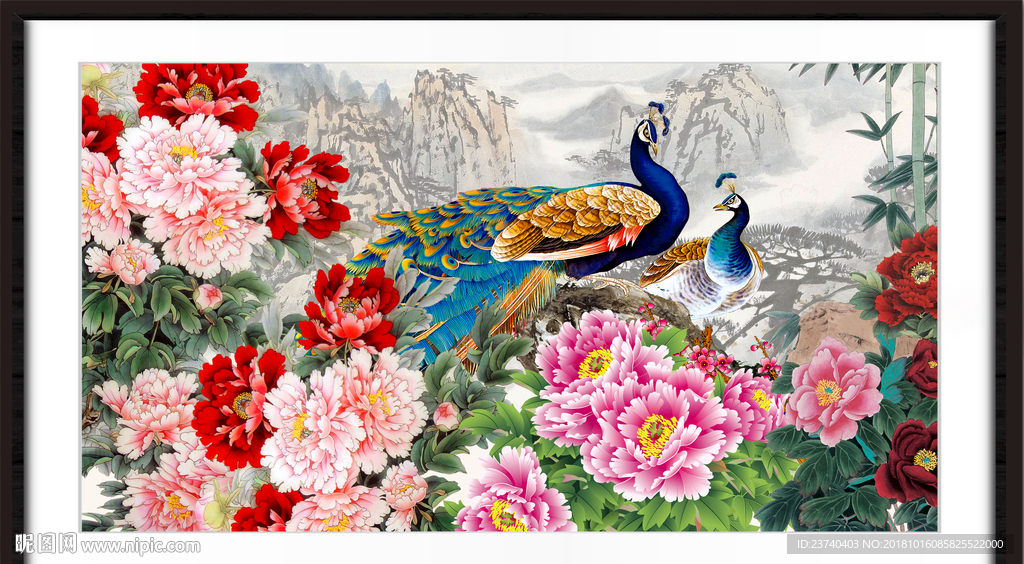 富贵满堂 牡丹富贵图 富贵吉祥