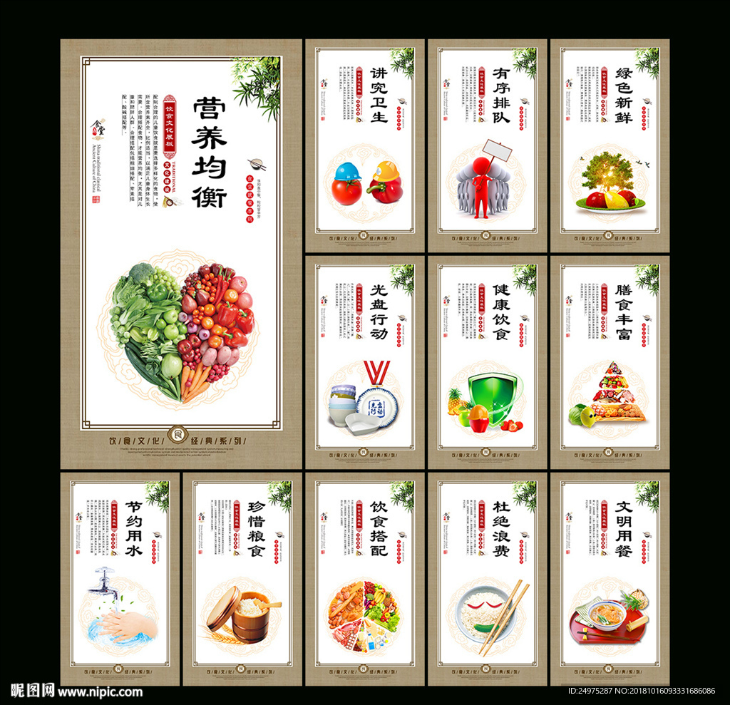 食堂文化墙
