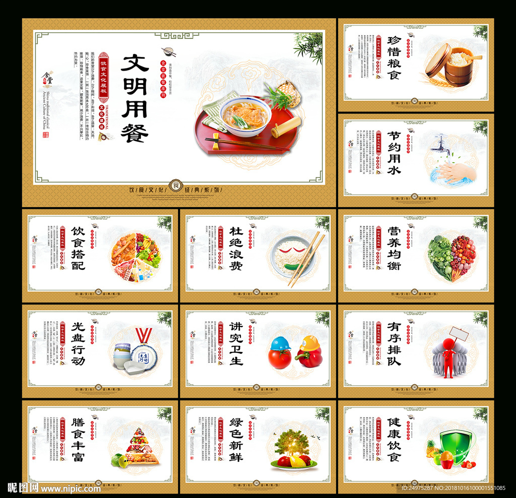 食堂文化展板