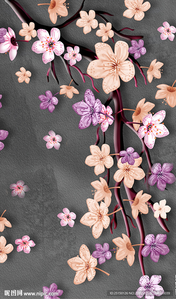 唯美花卉装饰画