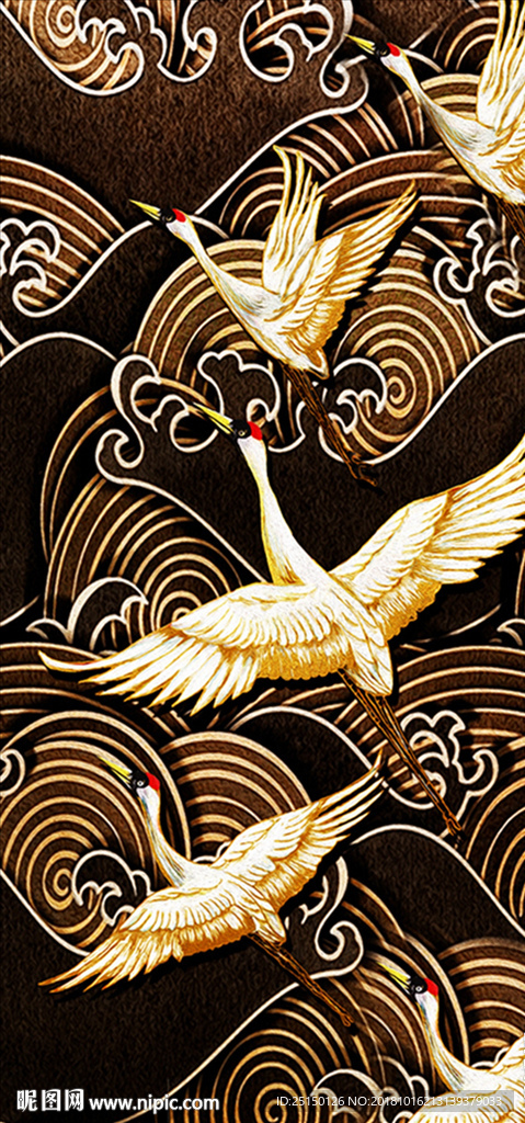 精美飞鹭装饰画