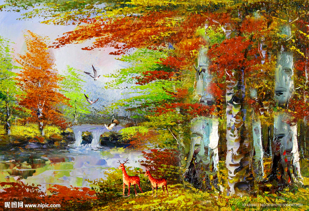 油画风景