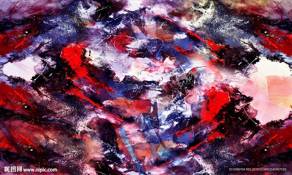 抽象油画