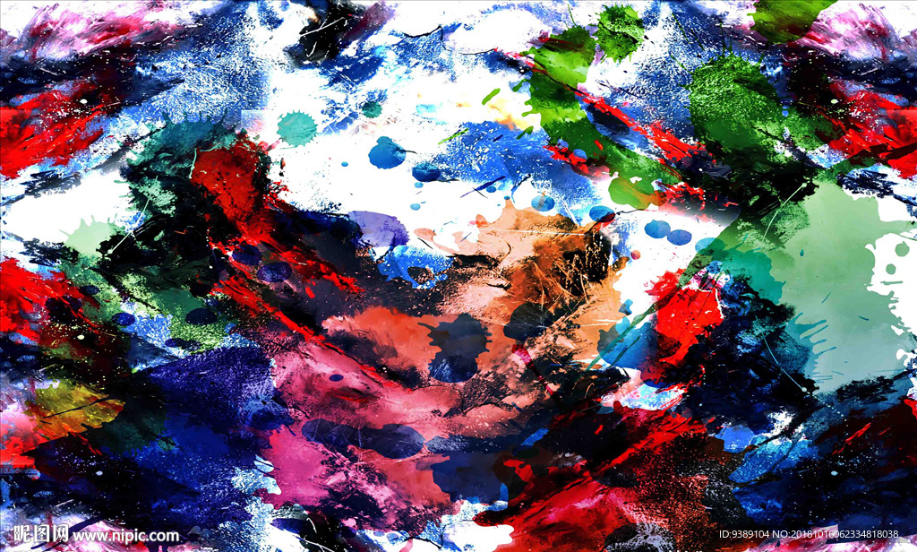 抽象油画