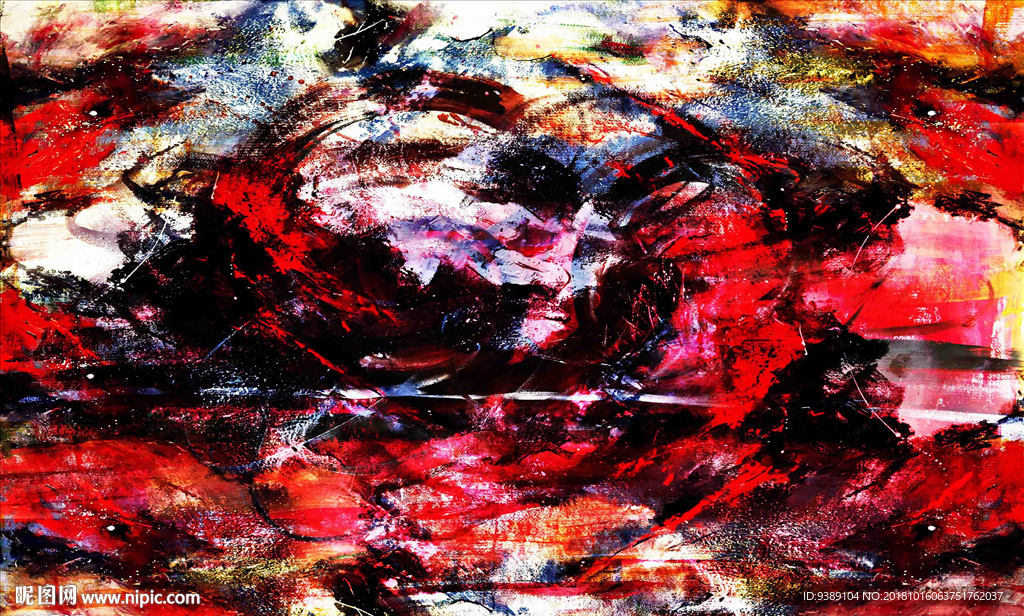 抽象油画