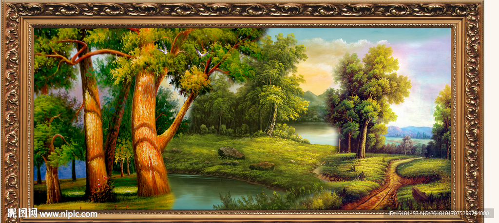 油画 油画风景