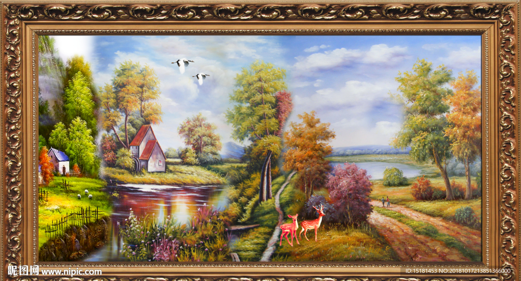 油画 油画风景