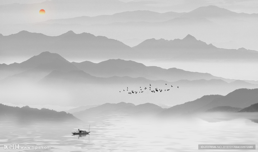 山水画 大型高清山水画