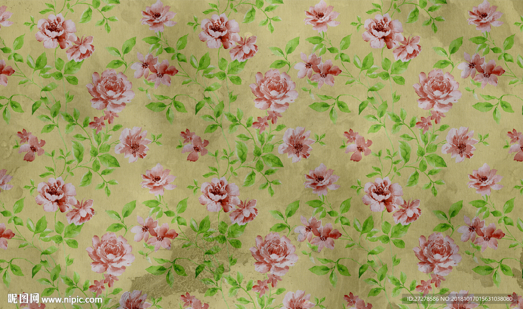 牡丹花鸟 花鸟墙纸 花鸟墙贴