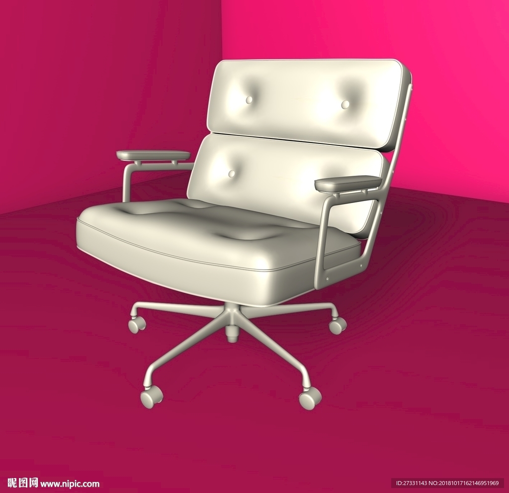 扶手椅模型 C4D模型 3D