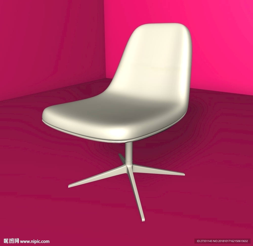 扶手椅模型 C4D模型 3D