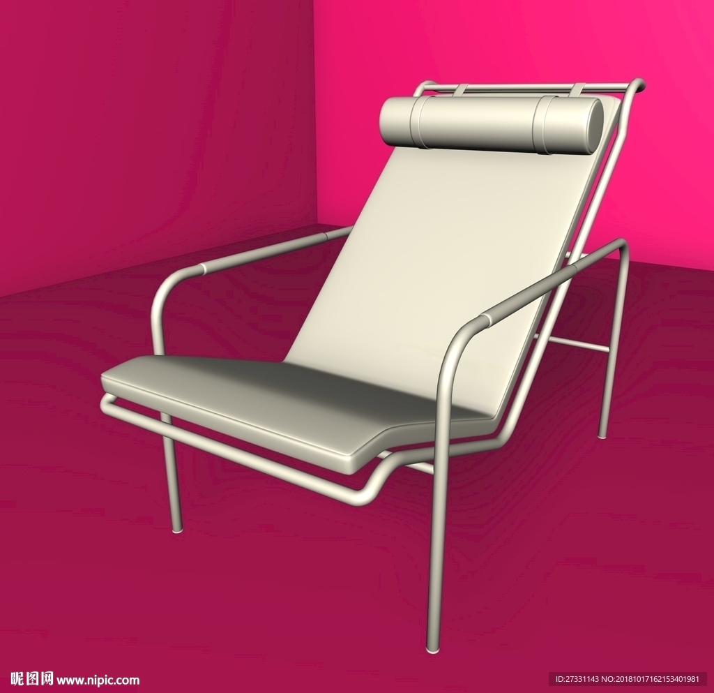 扶手椅模型 C4D模型 3D