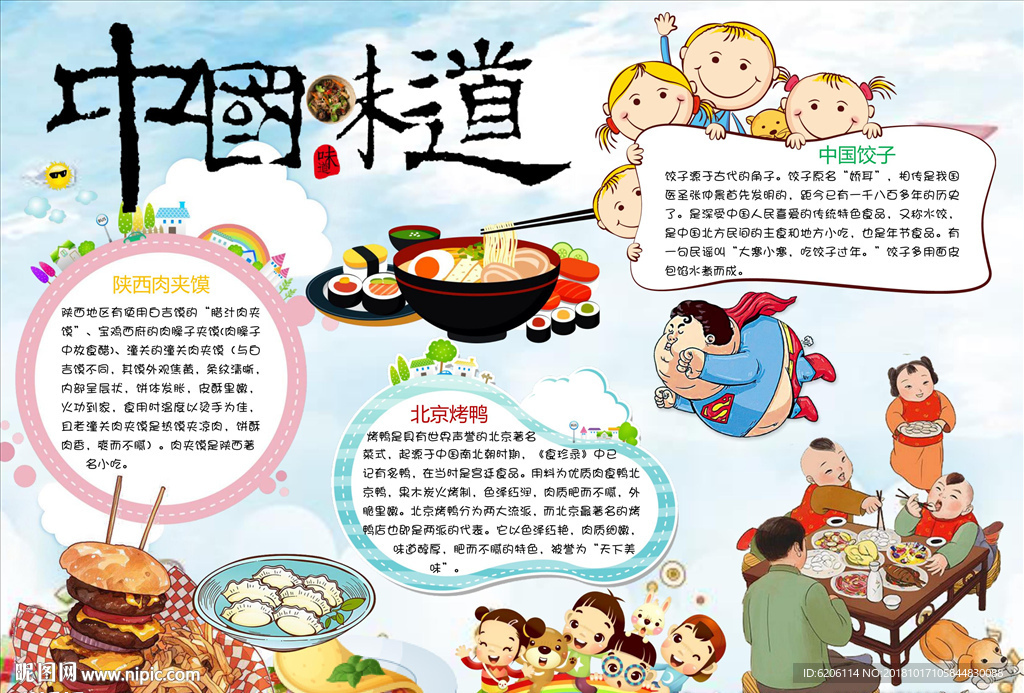 美食小报