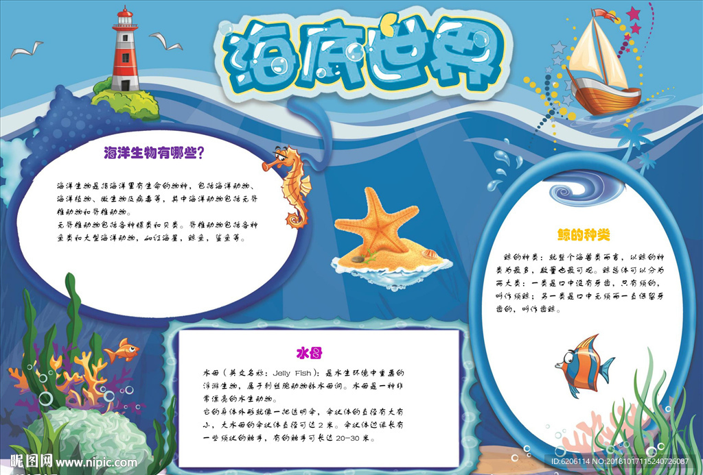 海底世界小报