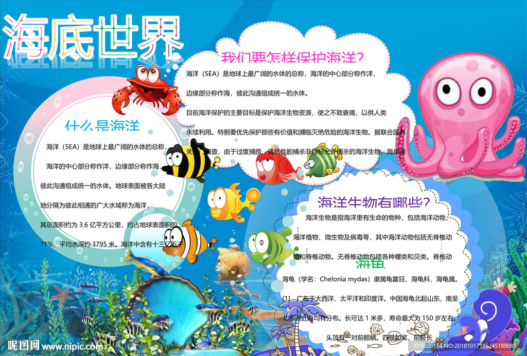 海底世界小报