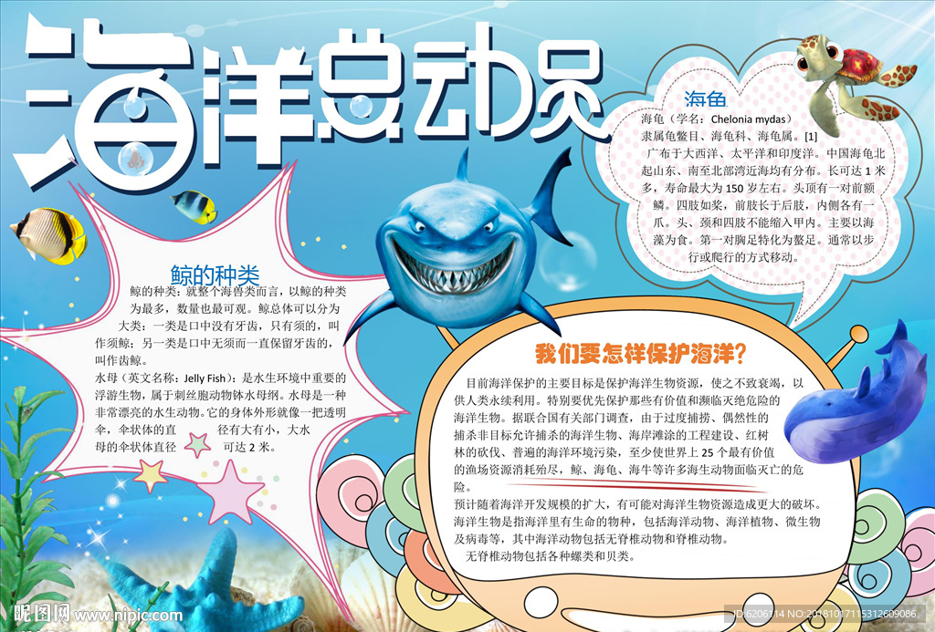 海底世界小报