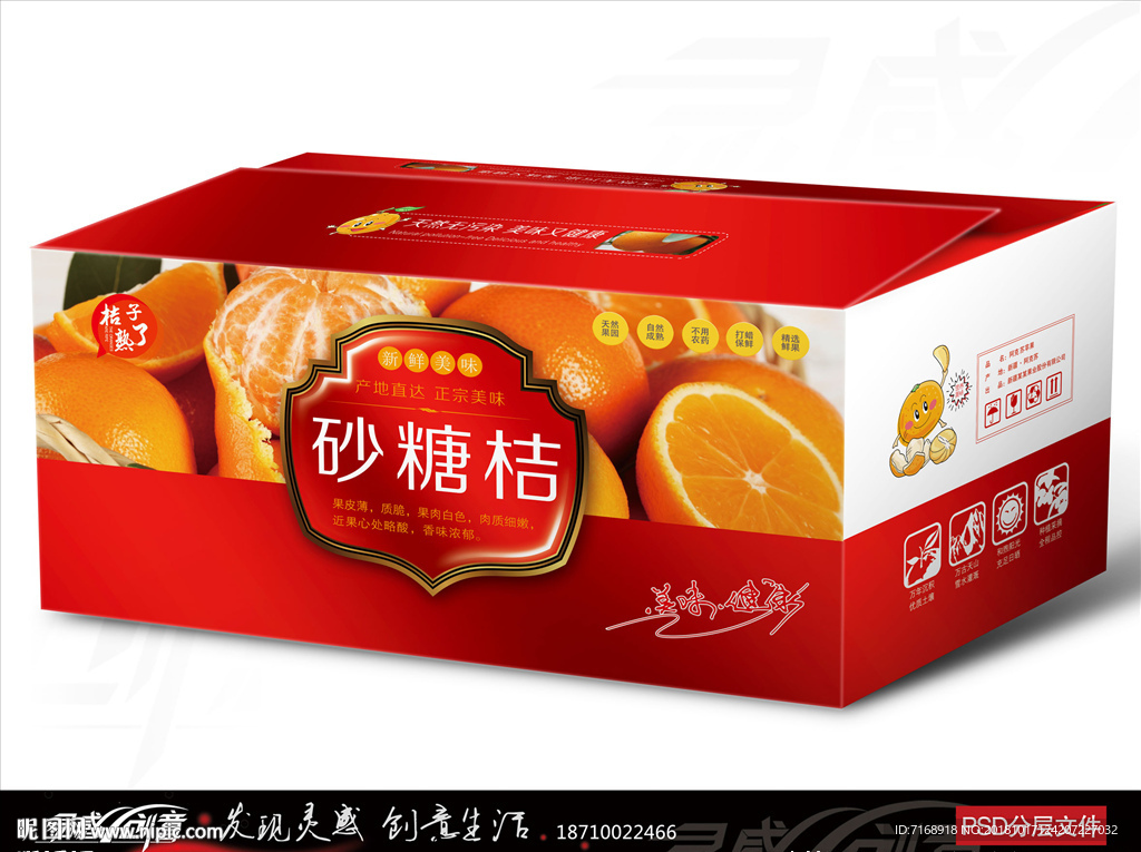桔子包装 水果包装 橘子 芦柑