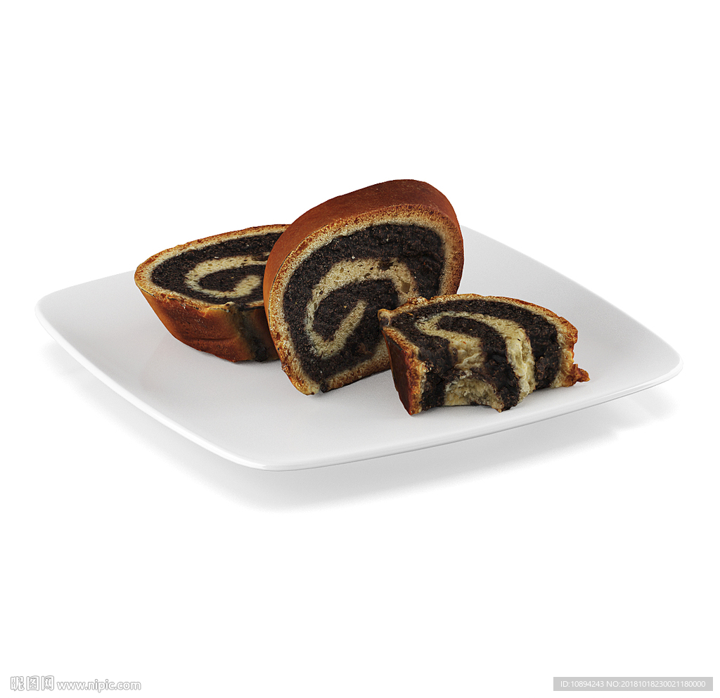 食品 水果 C4D模型 面包