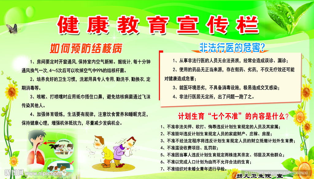 健康教育宣传栏
