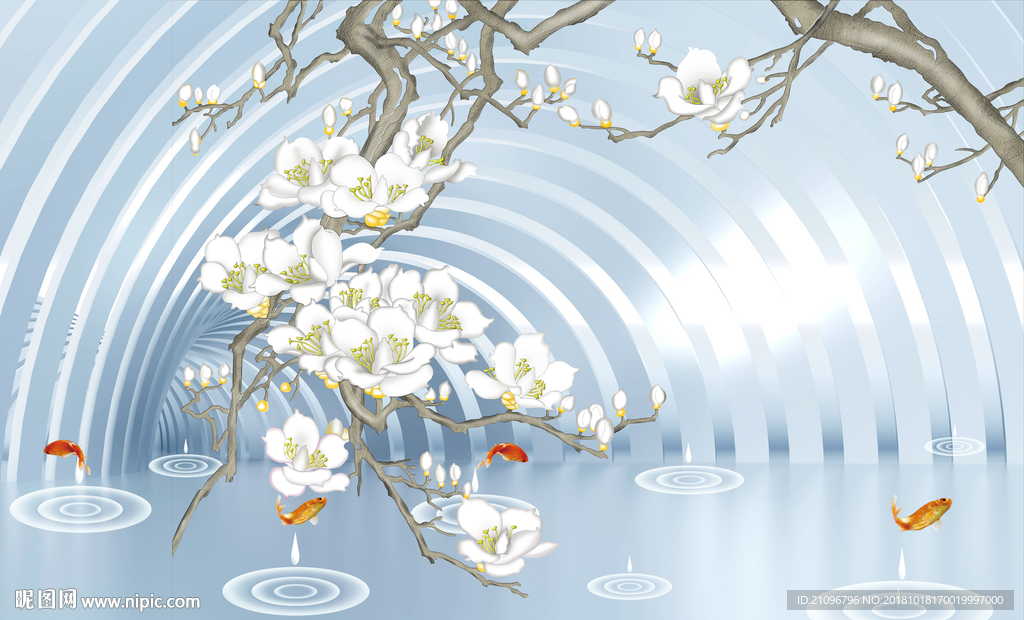 电视背景墙 3D背景
