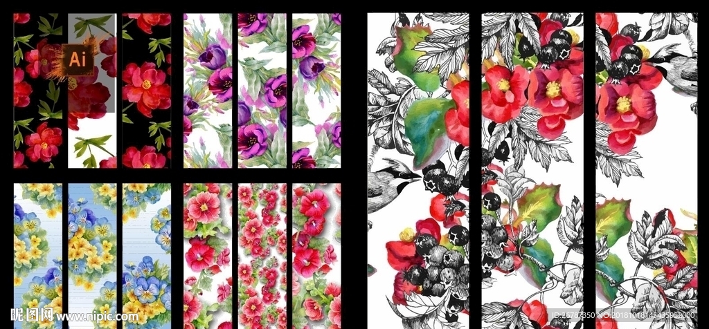 矢量花卉系列