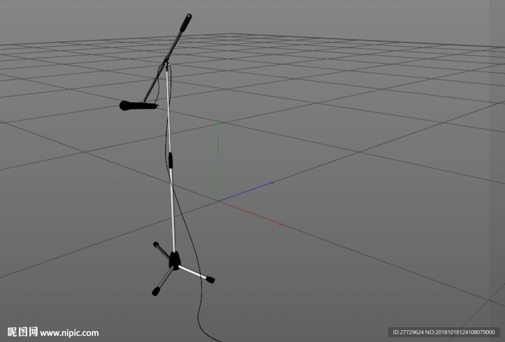 音乐话筒模型 3d打印模型