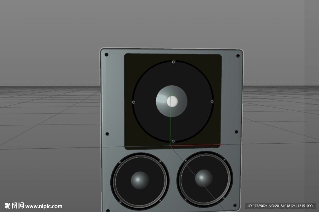 音响模型 3d打印模型
