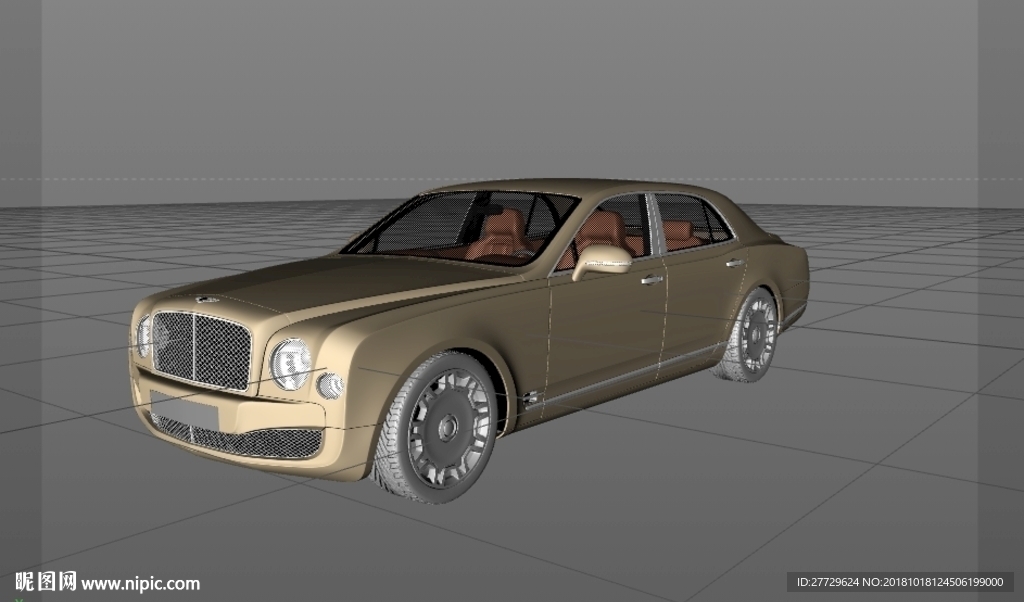 汽车模型 3d打印模型
