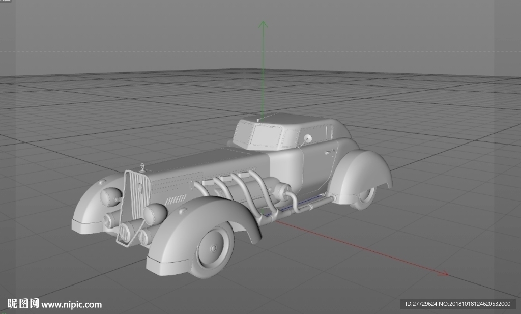 汽车模型 3d打印模型