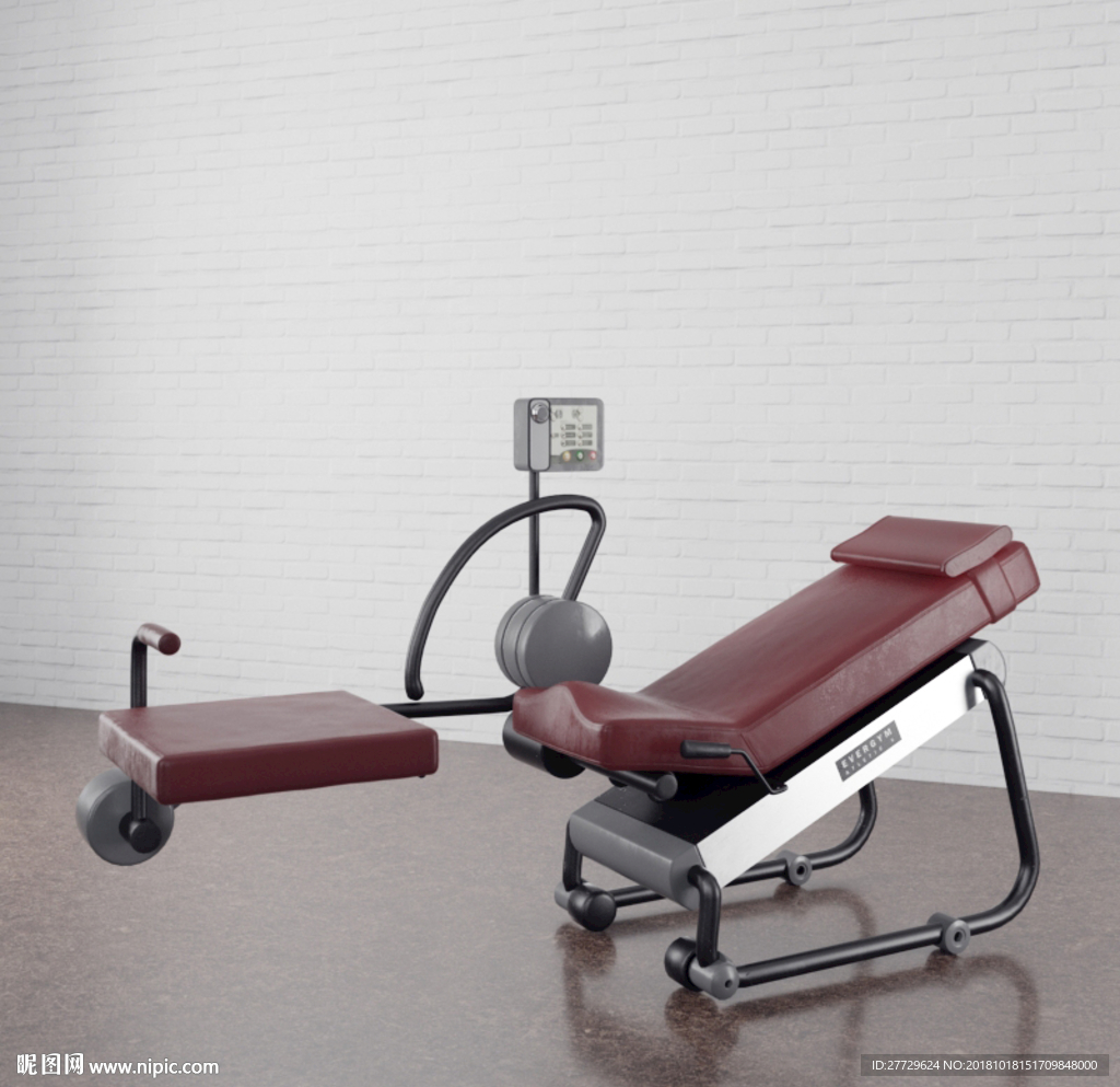 健身器材c4d