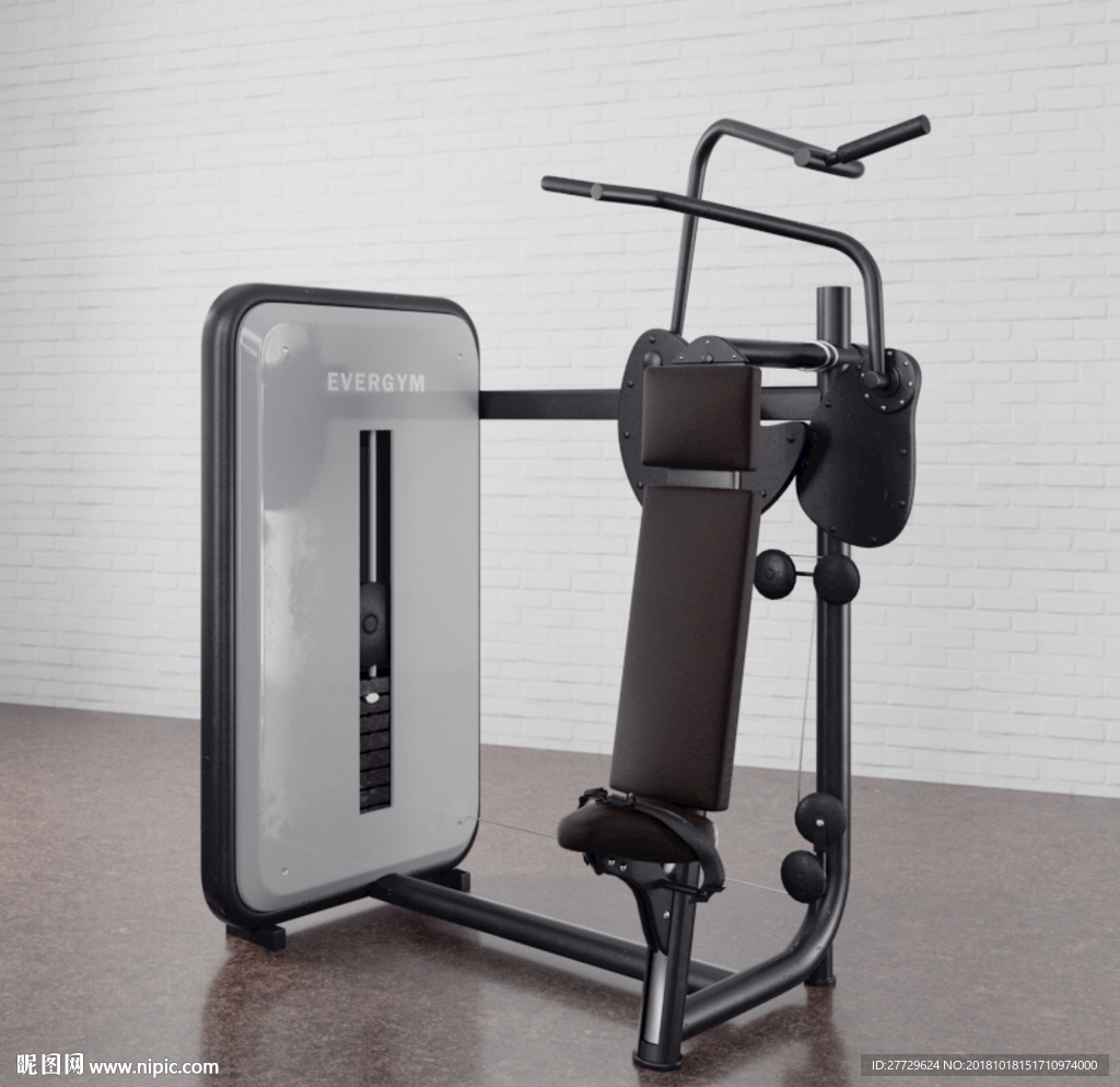 健身器材c4d