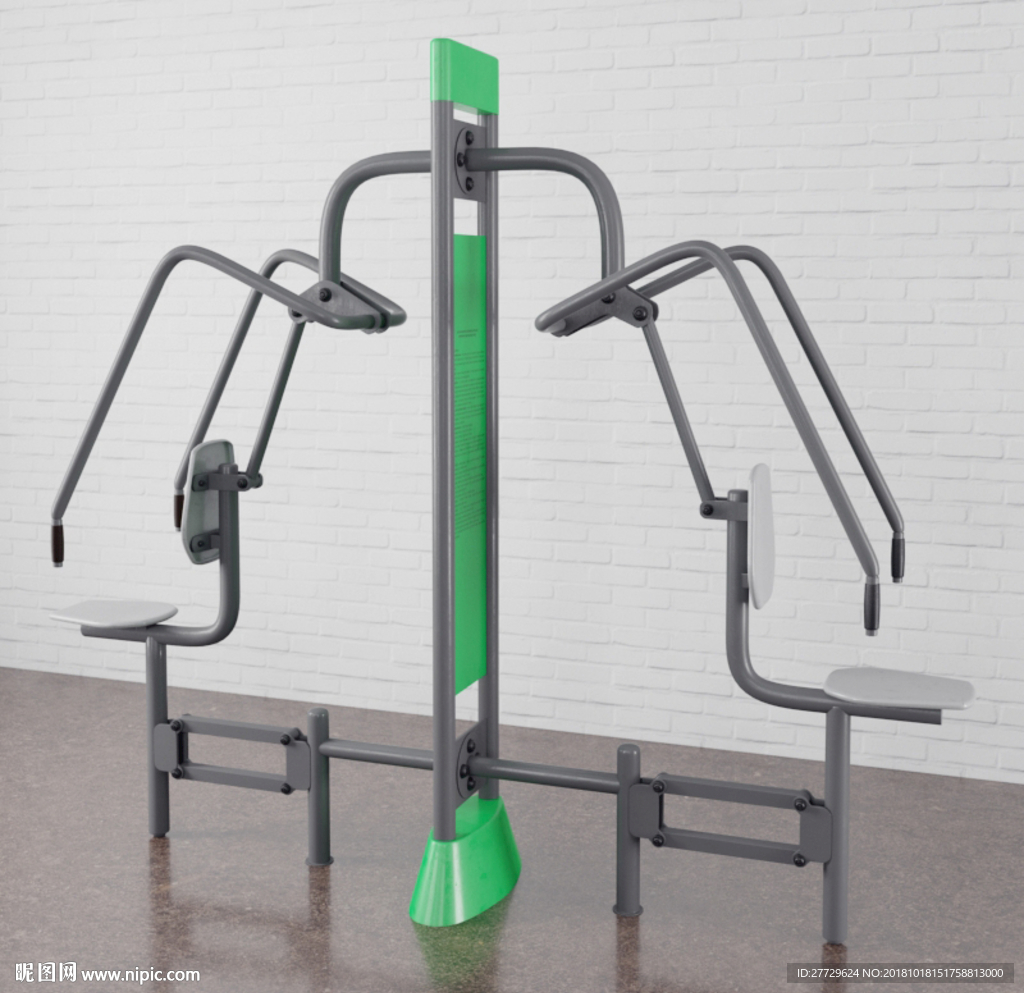 健身器材c4d