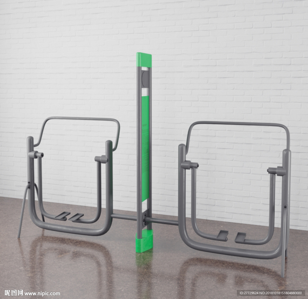 健身器材c4d